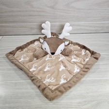 Levtex Baby Deer Lovey Security Blanket Baby Plush Lovie Brown Minky soother C