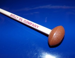 Unused Vintage "SKELLY OIL COMPANY" Pencil w/Football on Eraser End