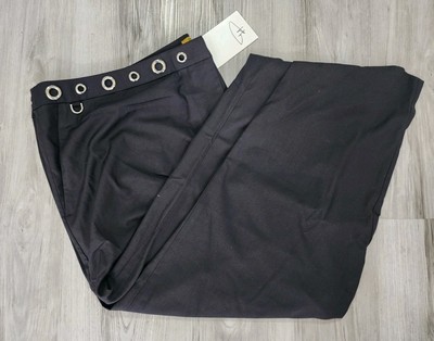 Nwt Debbie Harry X Wildfang Slim Crop Pants Size 24W Black Sold Out 