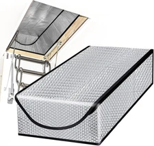 Attic Stairway Insulation Cover - Premium Energy Saving Attic Stairs Door Ladder