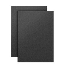 2 Pack Black ABS Plastic Sheet 12" x 16" 1/8" Thick 3mm , High Tensile and I...