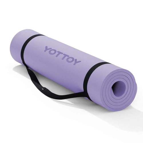Extra Thick 1/2 Inch TPE Yoga Mat for Professional Non-Slip Exercise
