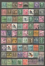 ETATS UNIS : PRECANCELS  : INCONNUS à DEFINIR : 71 Timbres différents
