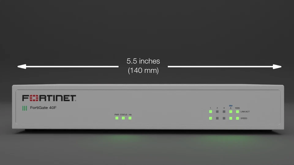Fortinet FortiGate 40F FG-40F Next-Gen Firewall 5xGE - Image 3 of 4