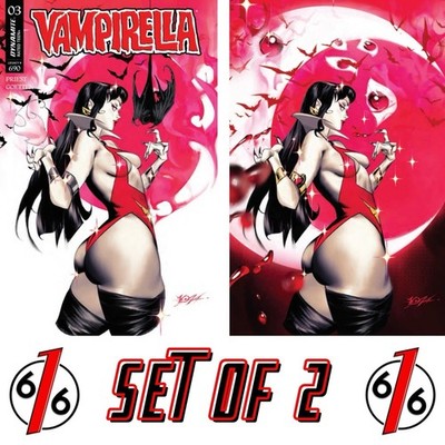    VAMPIRELLA 3 (2026) YONA 616 Trade Dress & Virgin Variant AB Set LTD 500