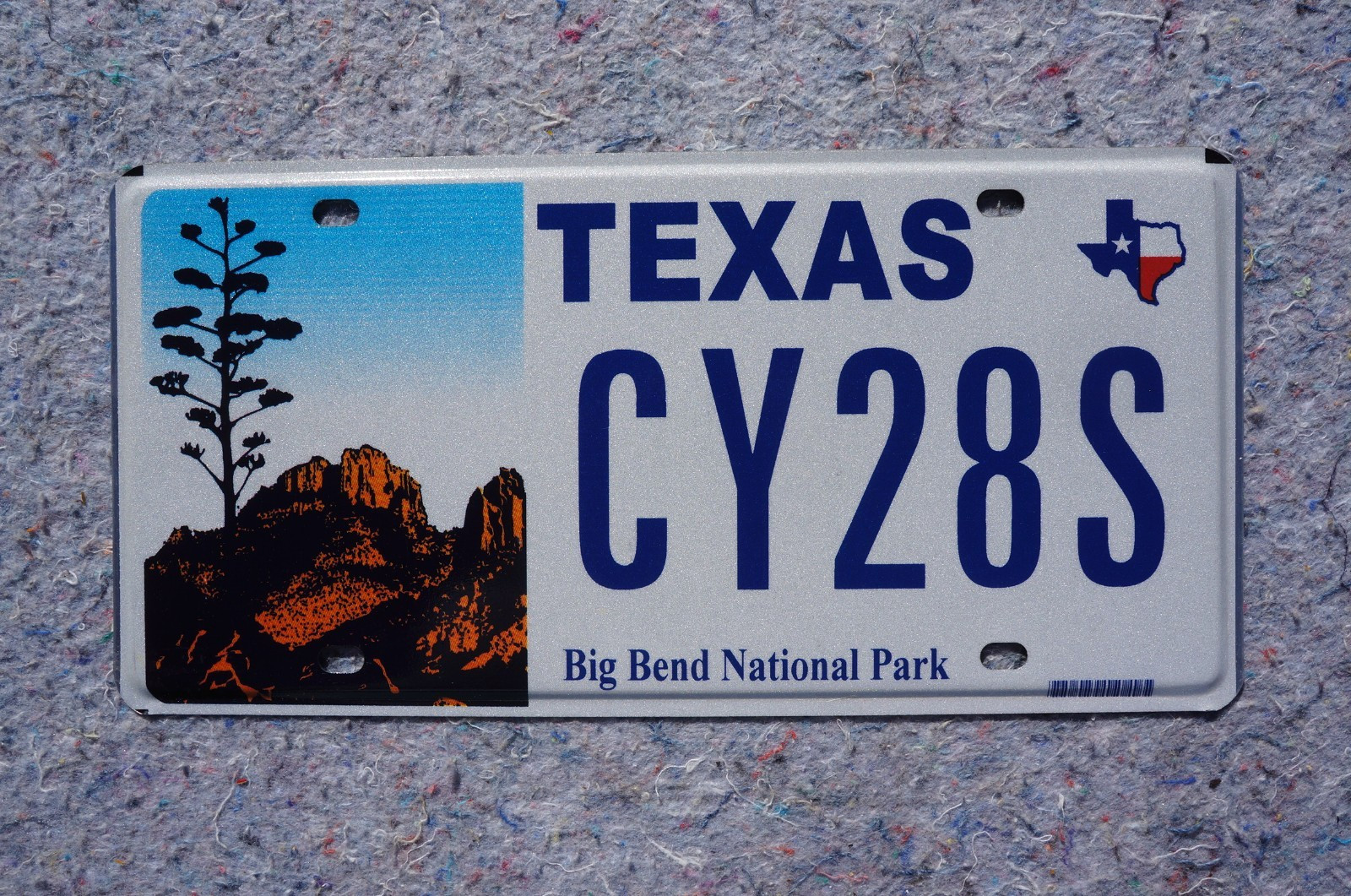 Texas BIG BEND NATIONAL PARK License Plate