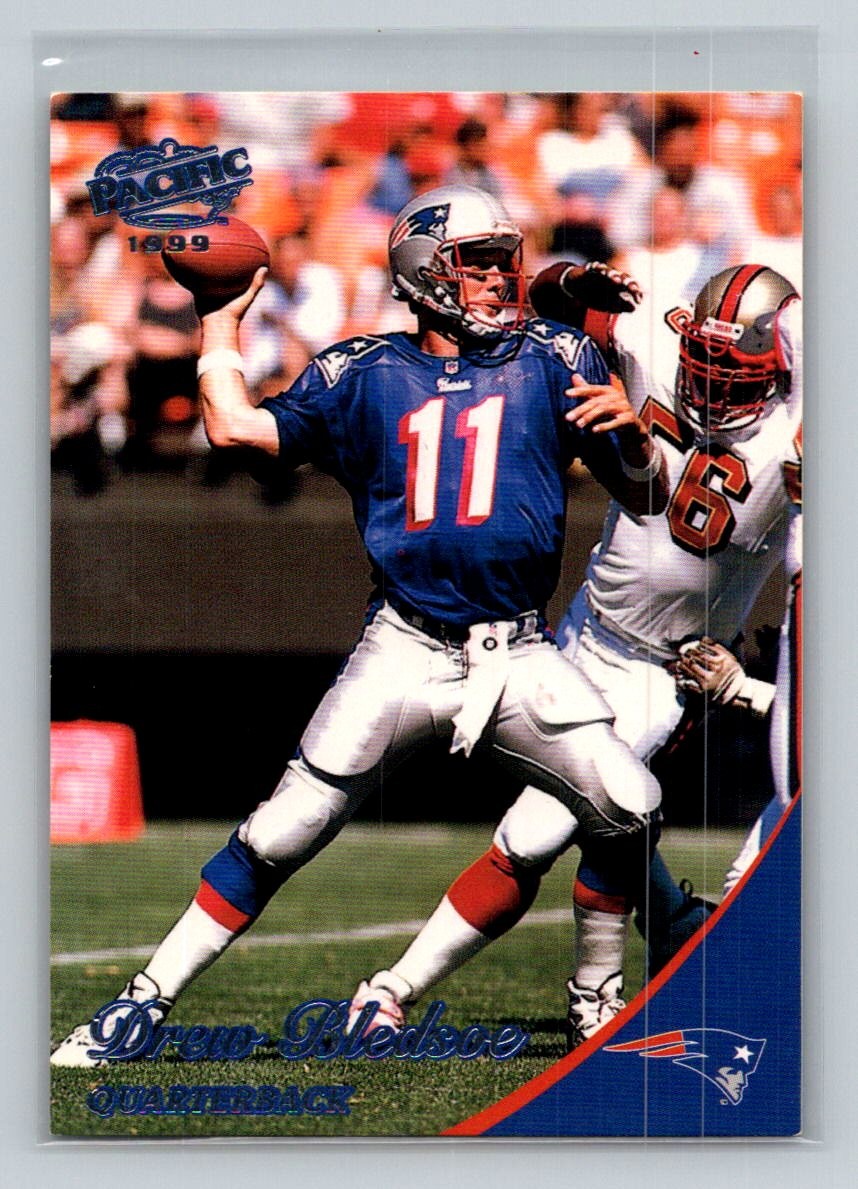 1999 Pacific #234 Drew Bledsoe New England Patriots Football Card