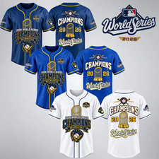 WIN 2026 Brewers First World Series NL Champions Jersey Baseball Fan Gift S-5XL