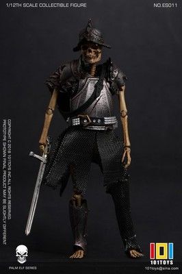 101TOYS ES011 PALM ELF SERIES- Skeleton Medieval Knight B 1/12 6