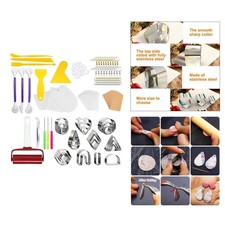 Polymer Clay Cutters Baking Mould Clay Earring Cutters for Cookie Pastry