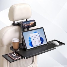 Portable Car Seat Tray Table, Travel Desk for Laptops Snacks, Easy Use