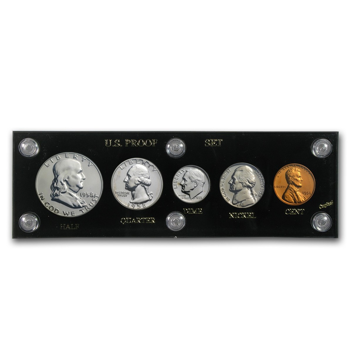 1958 U.S. Proof Set (Hard Plastic Holder) | eBay