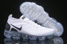 Nike VaporMax Flyknit 2 Men's Shoes Black/White Cushion Running