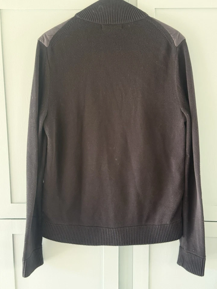 Jaqueta Suéter Masculina Banana Republic Tamanho Pequeno Preta - Imagem 2 de 4