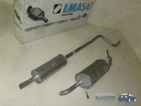 Imasaf Auspuffset für Citroen C3 III 1.2 VTI 2016- | Mitteltopf + Endtopf