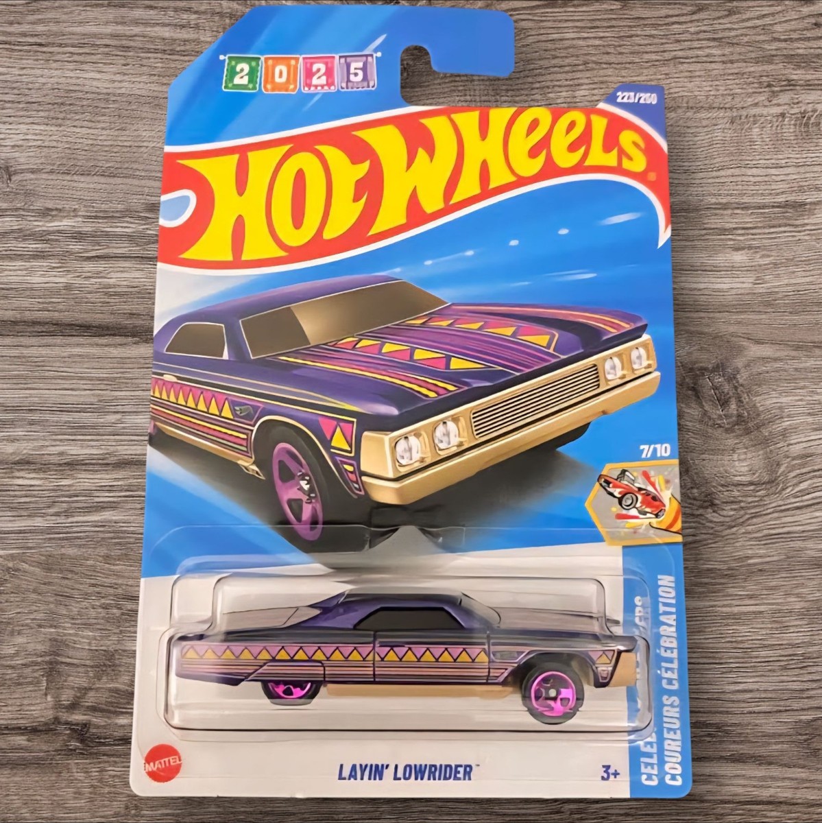 2025 HOT WHEELS MAINLINE CASE M LAYIN LOWRIDER SERIES CELEBRATION