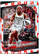 Aari McDonald 2025 Panini Prizm WNBA Logo Prizm #10 Indiana Fever