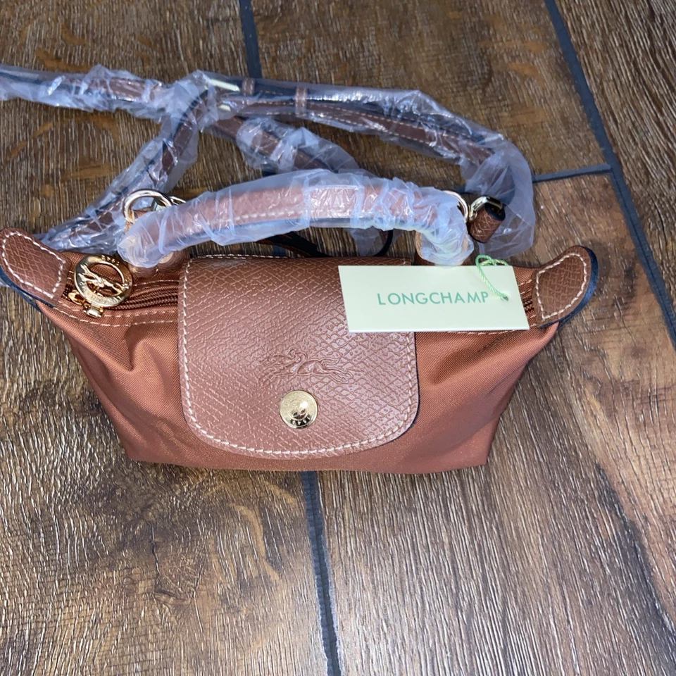 Longchamp Brown  Mini Crossbody Bag - Image 2 of 4