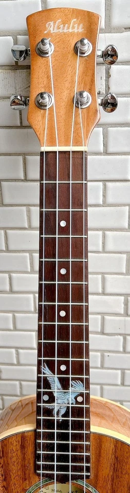 Тенор-укулеле Alulu Solid Acacia Koa, инкрустация орлом HU803 - Изображение 4 из 4