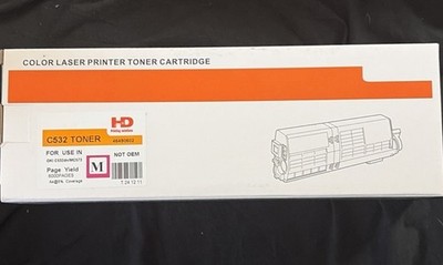 Oki 46490602 C532  Color Laser Printer Toner Cartridge