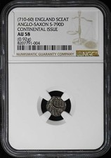 (710-60) ENGLAND ANGLO-SAXON S-790D CONTINENTAL SCEAT NGC AU58