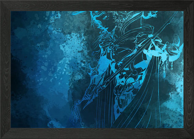 Final Fantasy I Framed Wall Art Poster Canvas Print Picture