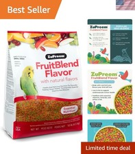 FruitBlend Bird Feed Pellets - Nutritious Fruit Flavor for Healthy Birds, 10 lb