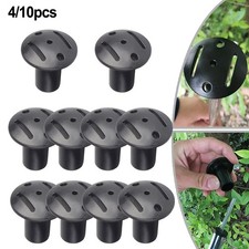 Stable Tent Pole Covers Extend Lifespan Waterproof ABS Material Pack of 10
