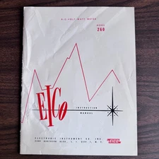 EICO A-C-Volt Watt Meter Model 260 Instruction Manual