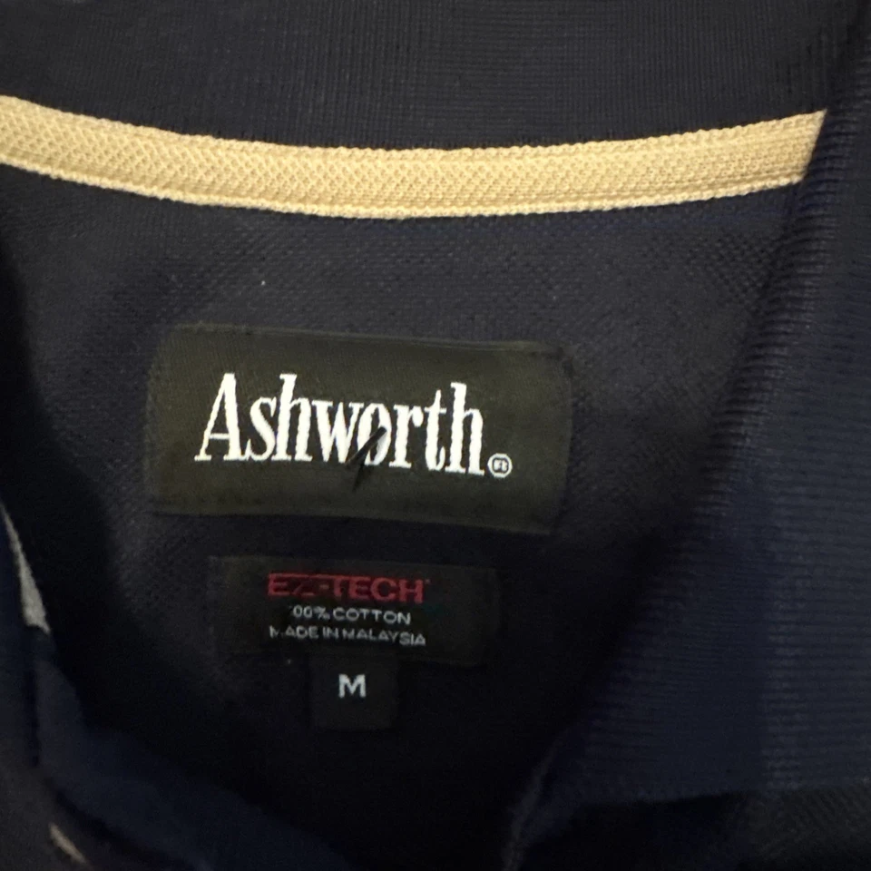 Camisa polo de golf US Open Golf 2007 para hombre talla mediana Oakmont Country Club azul marino Foto 3 de 4