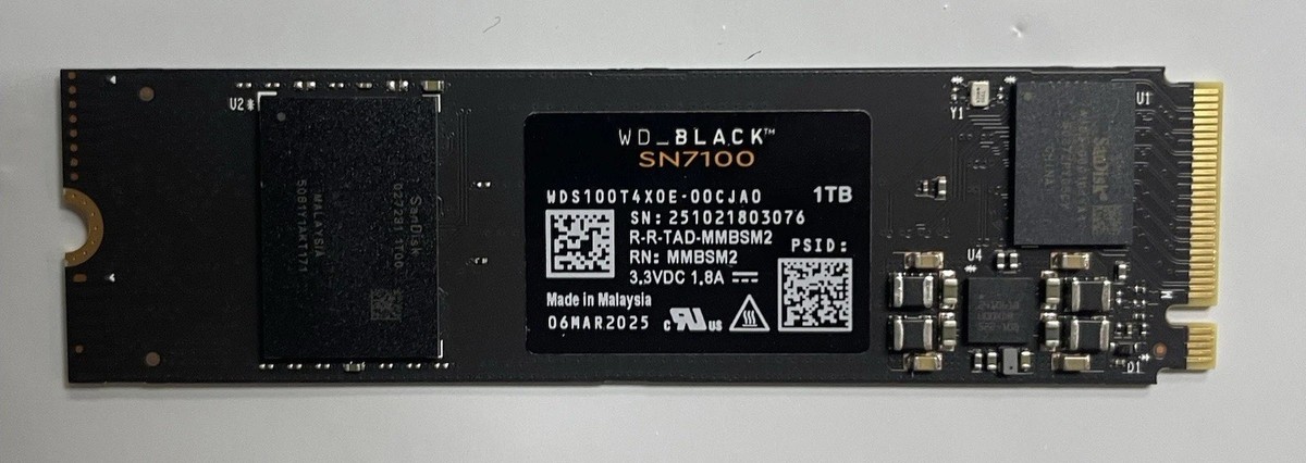 WD_BLACK SN7100 1TB Internal Gaming SSD Gen4 (Open Box) | eBay