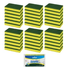 CELOX 36pk Dual-Sided Heavy Duty Non-Scratch Kitchen Dish Scrub Sponges