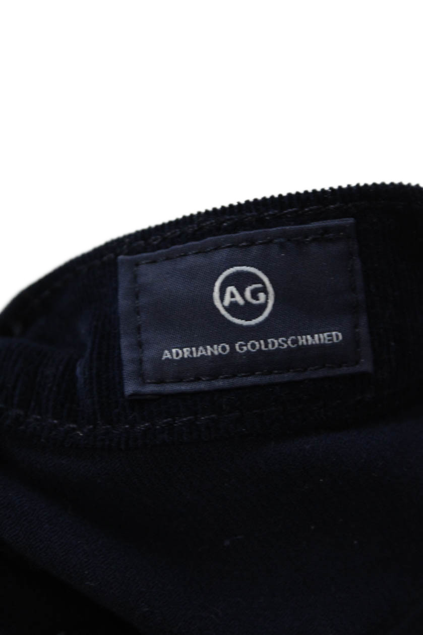 AG Adriano Goldschmied Womens Cotton Corduroy Slim Fit Jeans Blue Size 32 thumbnail 4