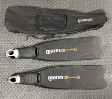 Mares Razor Carbon Full Foot Dive Fins Size 43-44 Freedive Spearfishing