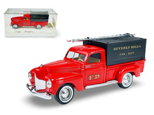 Solido Dodge Truck Van With Scale Fire Engine Fire Dept Beverly Hills 1940 Vigile Del Fuoco 1:43 4425