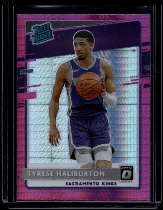 2020-21 Panini Donruss Optic Basketball Tyrese Haliburton #162 RC Hyper Pink