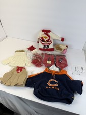 Build-A-Bear Workshop Pet Clothes Bundle - Sweaters, Hats, Accessories - D9