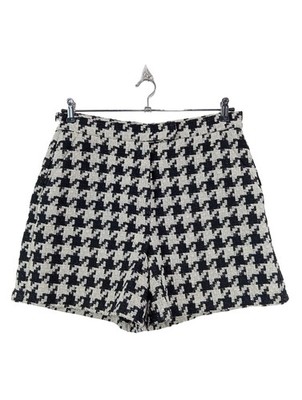 RIANI High-Waist-Shorts Damen Kurze Hose Gr. DE 42 schwarz-weiß Casual-Look