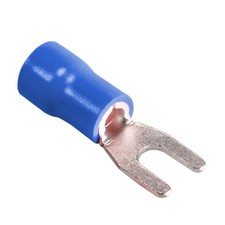 100pcs Insulated Fork Spade Wire Connectors, U Type Electrical Crimp Terminal fo