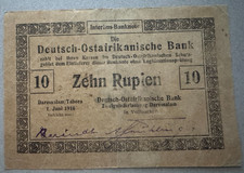04-12 DOA Niemiecko-Wschodnia Afryka, 10 rupii, Ro935, 01.06.1916, erh.: XF-