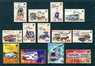 1997 Singapore Transportation set stamps Unmounted Mint MNH U/M