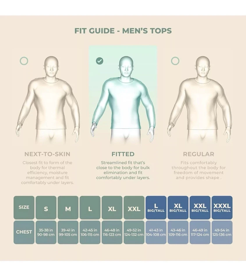 Nuevo Top MERIWOOL Para Hombres Capa Base 100% Lana Merino Peso Medio Largo Pequeño Negro 250 Foto 4 de 4