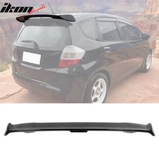 Fits 09-13 Honda Fit Mug Style Gloss Black Roof Spoiler Rear Window Wing Lip ABS
