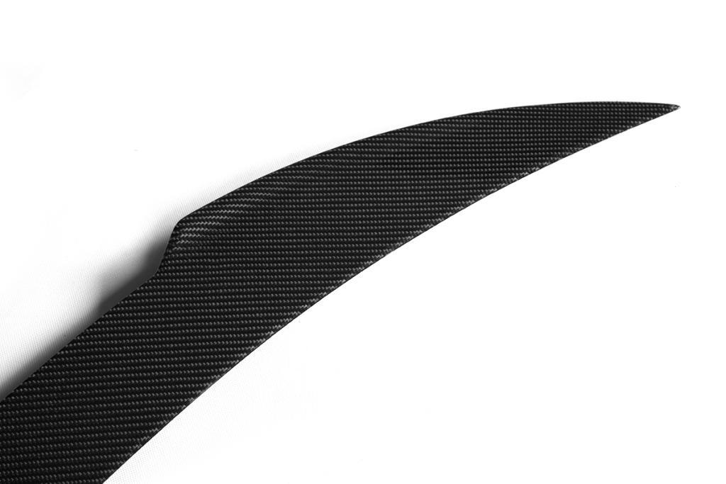 Fit For 2014-2024 Maserati Ghibli Sedan Real Carbon Fiber Trunk Spoiler Wing Lip