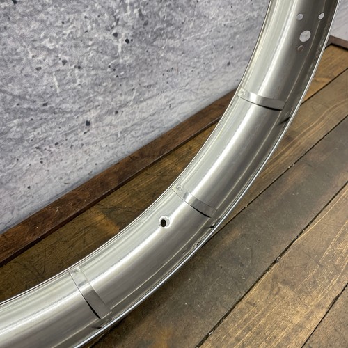 Vintage Fender Rear 26 Balloon Tire Fits Whizzer Chrome Boys Cut Out Silver A4 - Picture 12 of 21