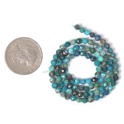 3.7mm to 4.7mm Faceted Gemstone Round Loose Beads DIY Jewelry Making Strand 15" - Picture 94 of 435