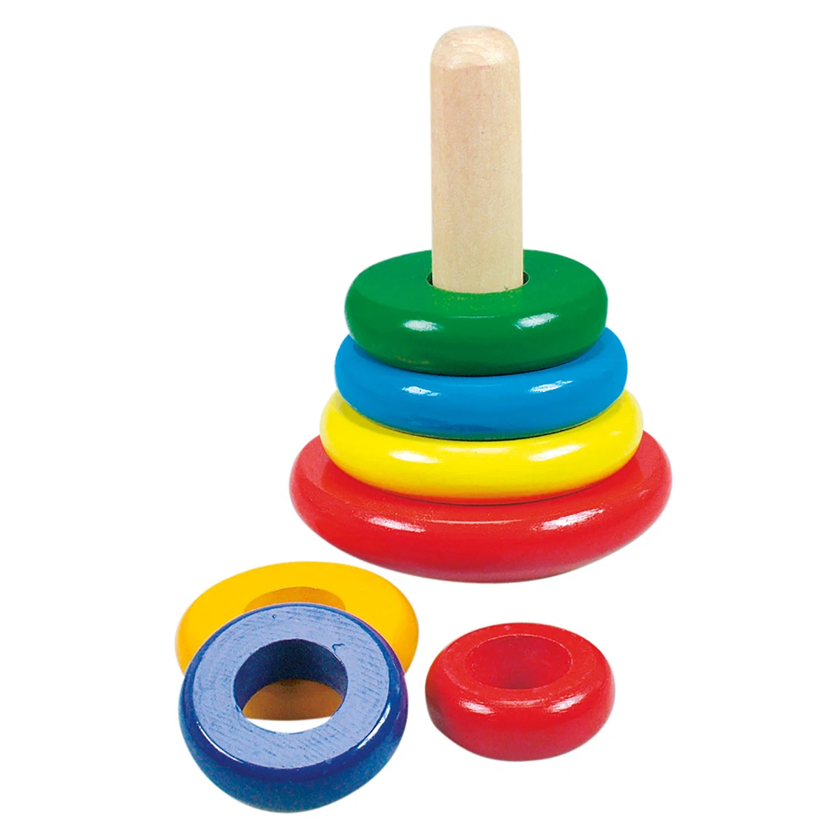 giochi in legno per bambini cono legno componibile 7 pz