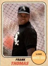 1993 Baseball Card Magazine '68 Topps Style # BBC12 Frank Thomas White Sox