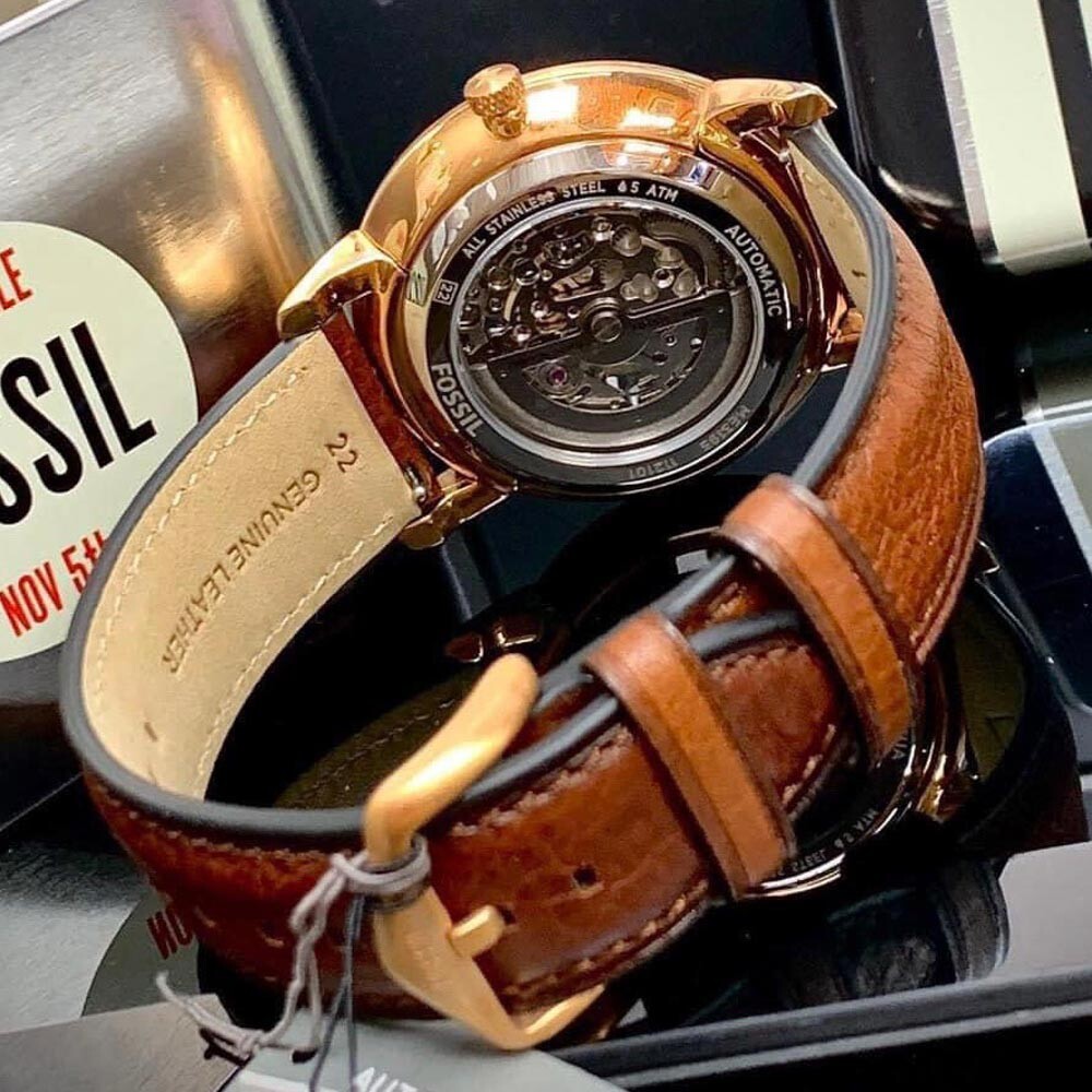 Fossil Neutra Automatic ME3195 Skeleton Men 