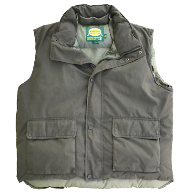 Vtg Cabela's Men XL Tall Premier Northern Goose Down Puffer Vest